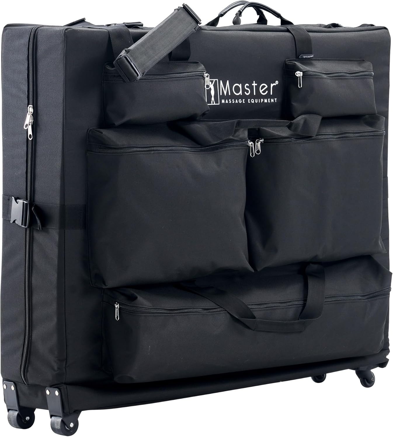 Lightweight Massage Table Carrying Case with Wheels - Secure and Durable Design