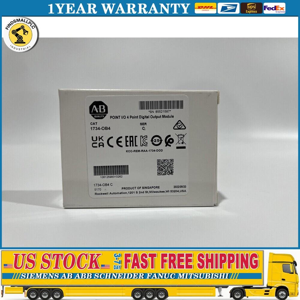 AB 1734-OB4 POINT I/O 4Point Digital Output Module 1734OB4 NIB US Free Tax