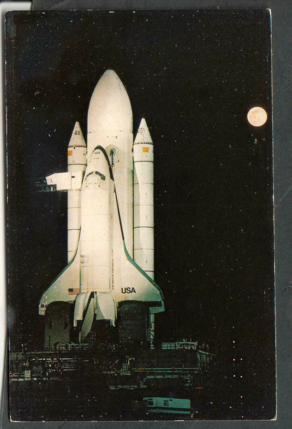 post card space shuttle Enterprise during testing Kennedy Space Center NASA