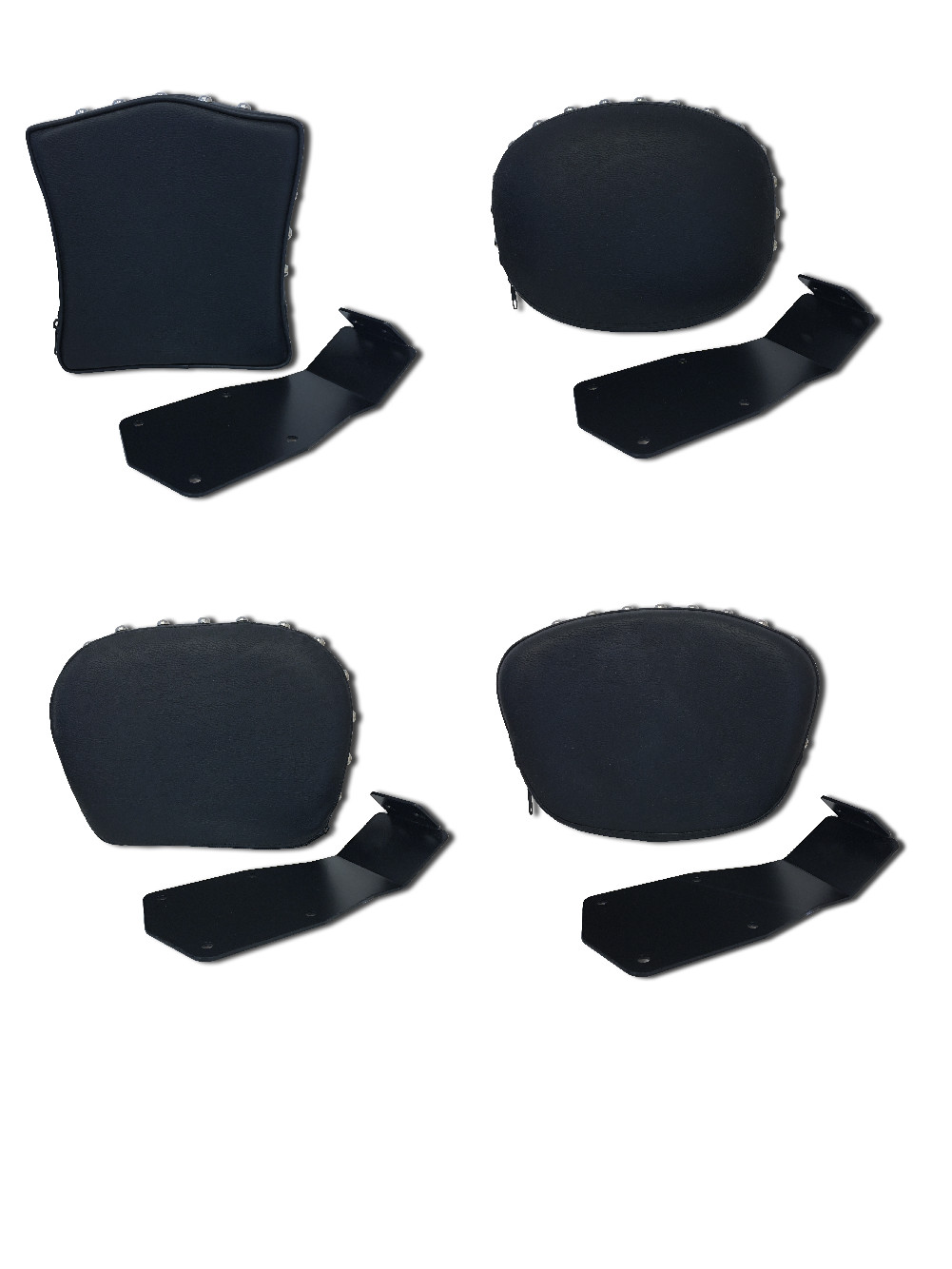 Studded Fixed Position Driver's Backrest - Suzuki Boulevard C50 C90 VL800 VL1500