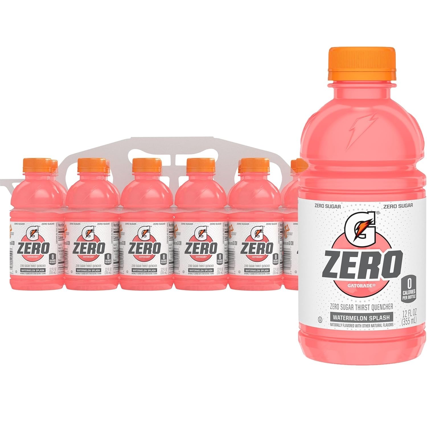 Zero Sugar Hydration - Watermelon Splash 12oz Cans, Ideal for Workout Recovery
