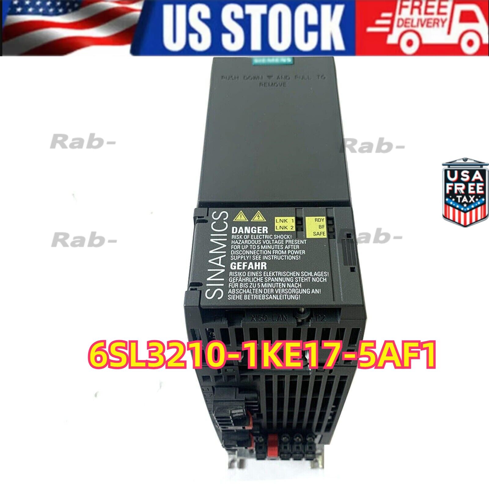 New Siemens 6SL3 210-1KE17-5AF1 6SL3210-1KE17-5AF1 SINAMICS G120C Rated Power