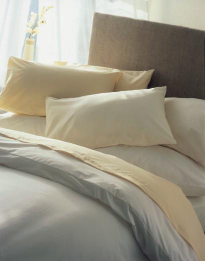 4ft 6" (54") Bolster Body Pillow Case Polycotton in White Cream or Ivory