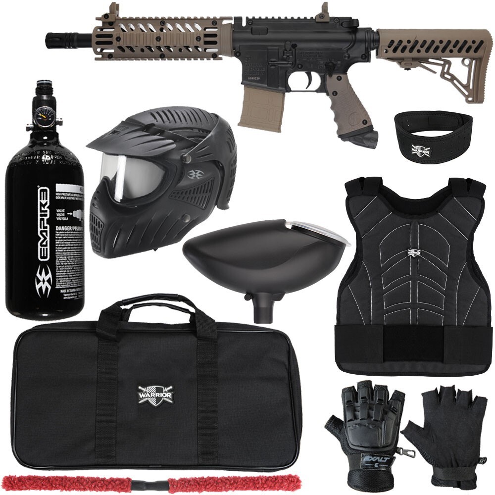 Tippmann TMC Level 2 Protector Paintball Kit - Black/Tan / Large/X-Large