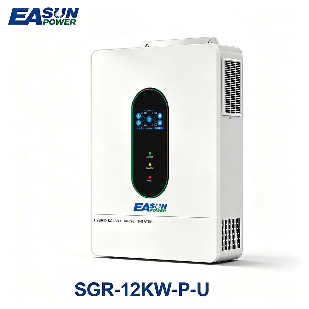 12KW 48V Hybrid Solar Inverter Dual MPPT 200A Charger Off-Grid Split Phase +WiFi