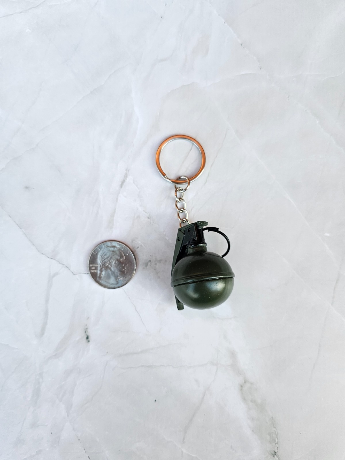 Keyring Weapon Replica Keychain Mini Fragmentation Grenade Personal Gift | Frag