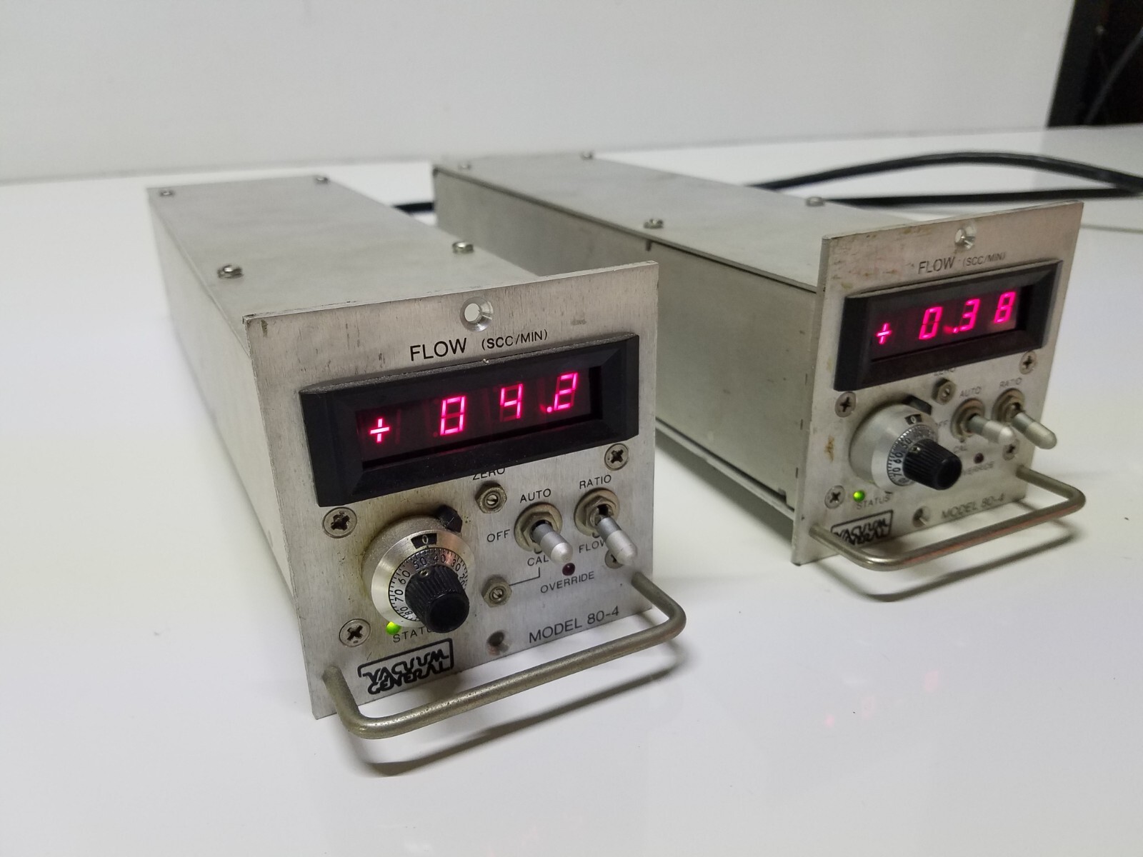 Lot of 2x General Vacuum 80-4 Flow Controllers