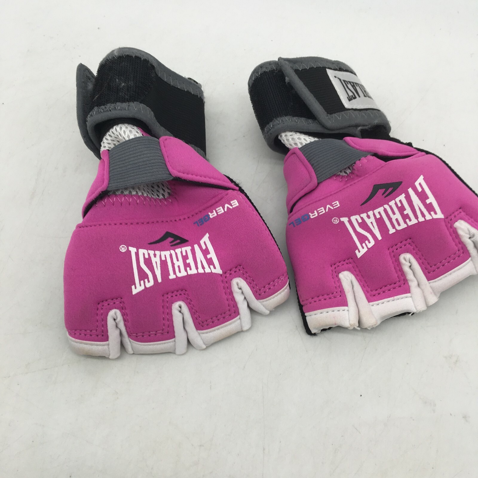 Everlast Ever Gel Pink Pro Style Grappling Training Boxing Bag Gloves Size M