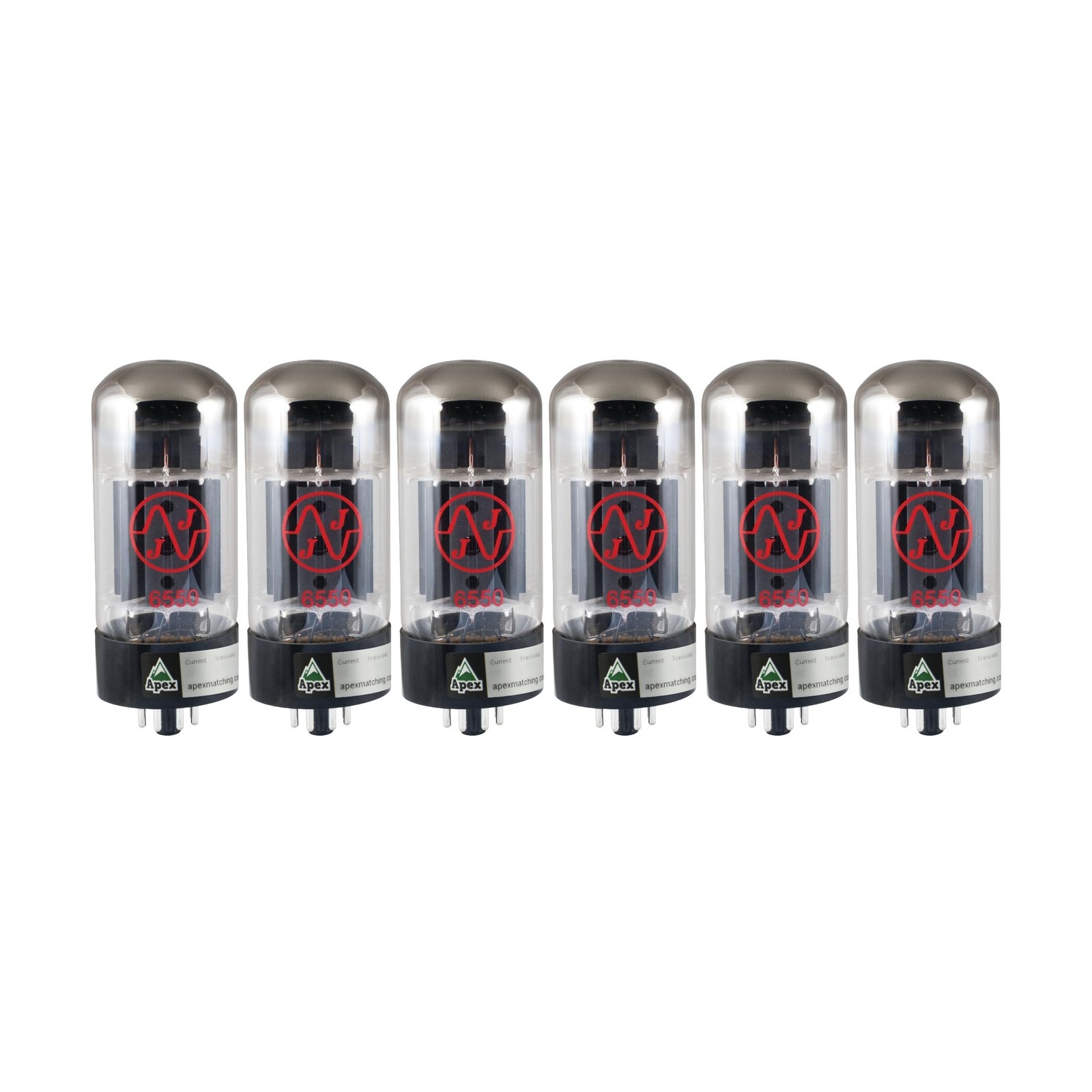 Vacuum Tube - 6550, JJ Electronics, Apex Matched Sextet