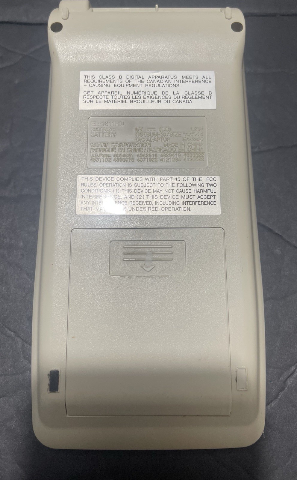Sharp Elsi Mate EL-1611H Calculator