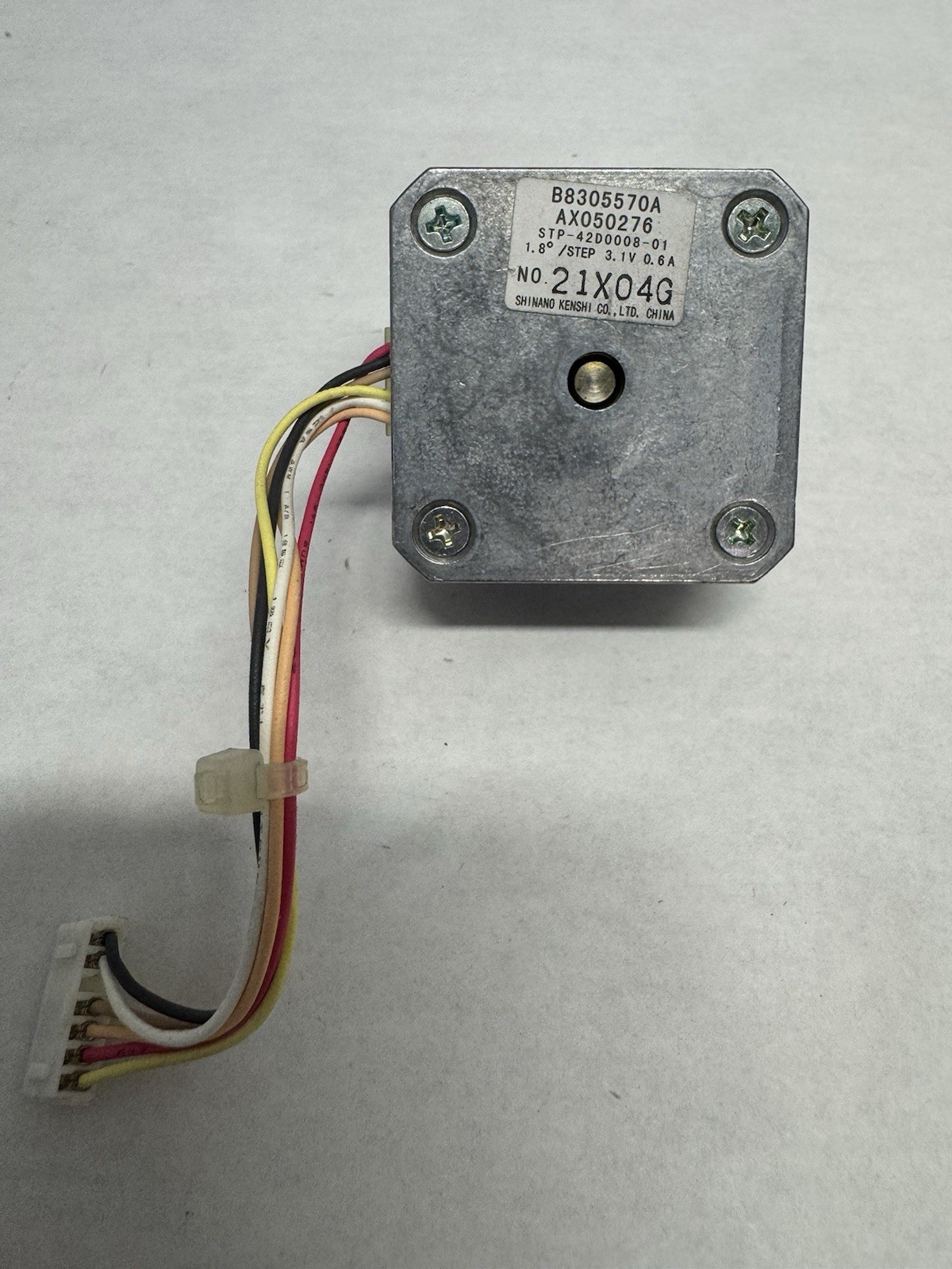 STP-42D0008-01 Stepper Motor NEMA 17 1.8 Degree 3.1V 0.6A w/ Gear