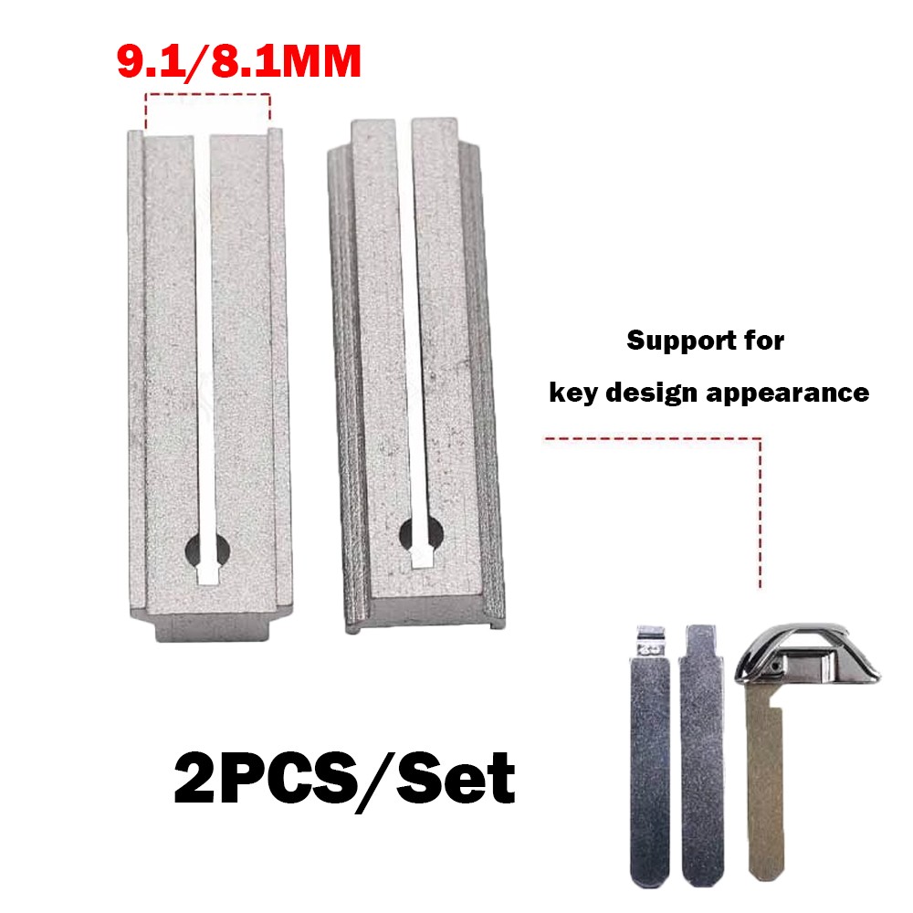 2 PCS Keys Duplicating Fixture Clamps For Key Blank Cutting Machine Accessories