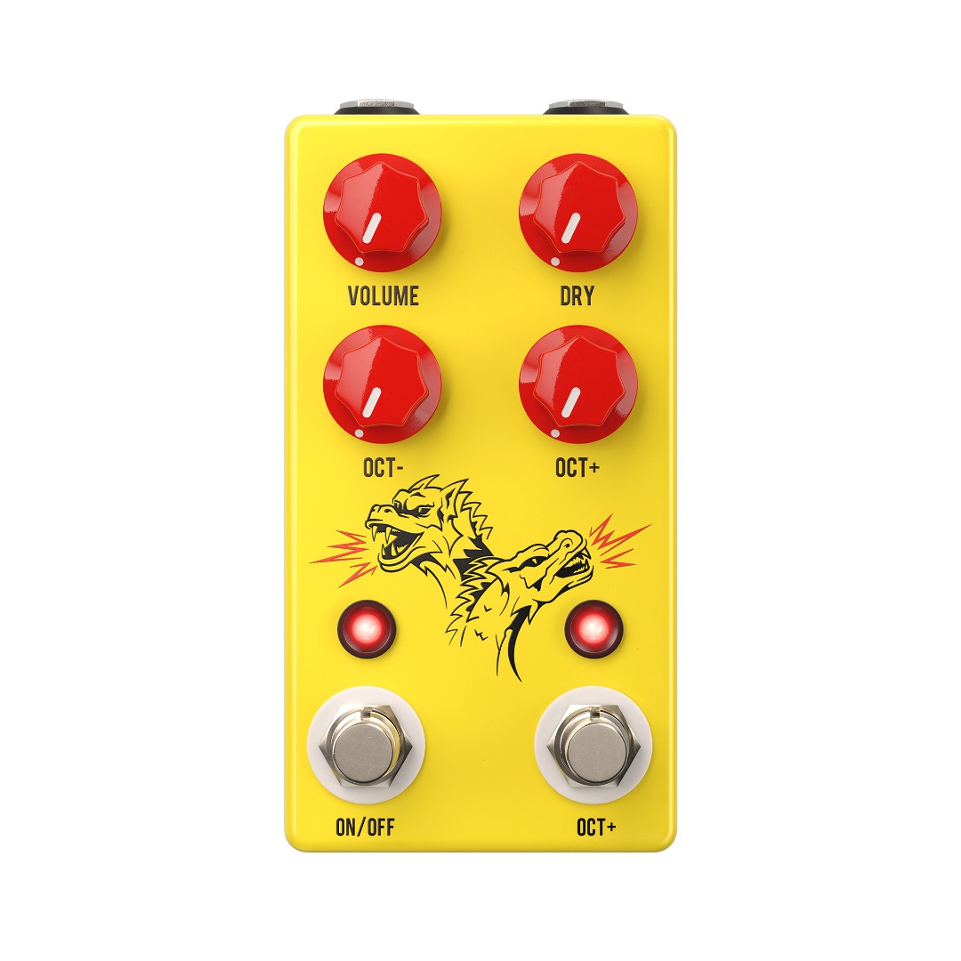 JHS Double Dragon Lo-Fi Octave Device Guitar Effects Pedal - NEW