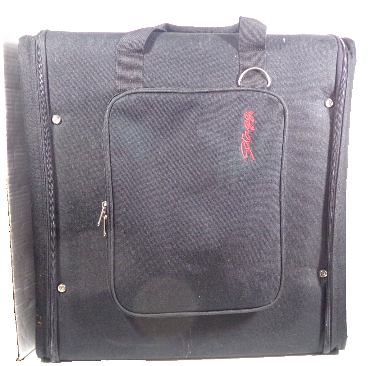 Stagg RB-2U 2 Piece Rack Carrying Bag with Adjustable Carrying Strap.