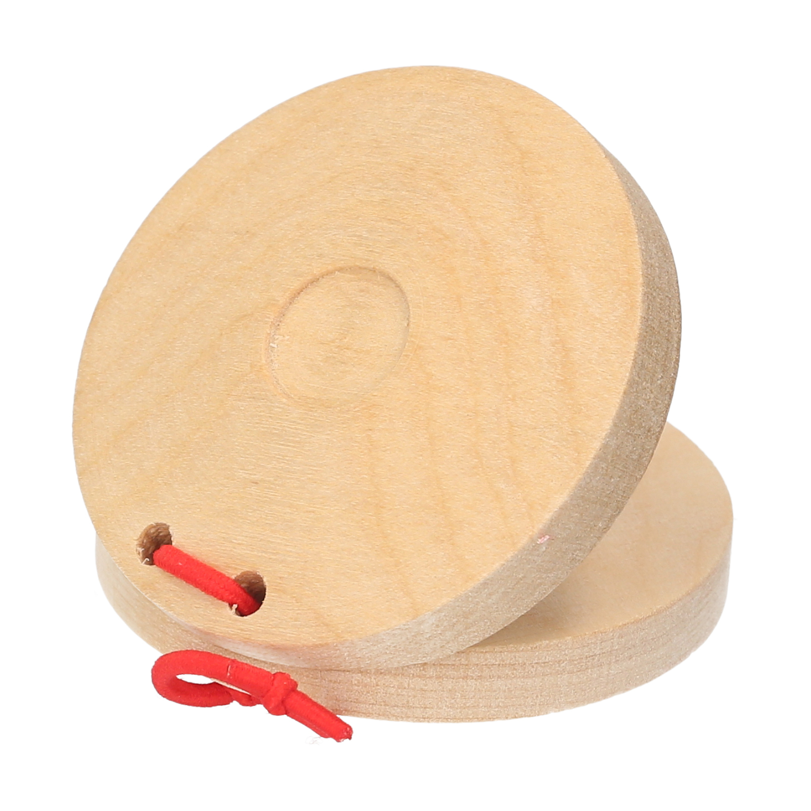 Pair of Castanets Wooden Castanet Finger Clappers Musical Instrument V8U5