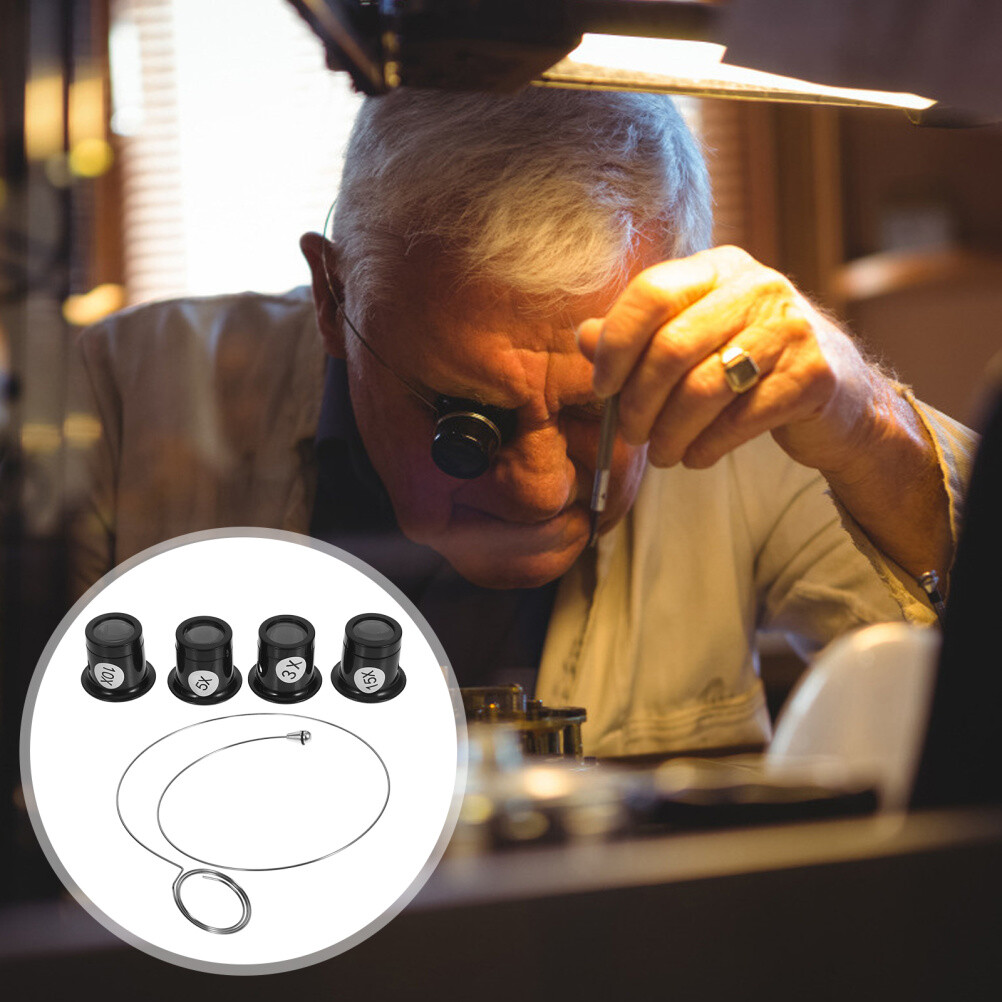 1 Set Watchmakers Loupe Headband Magnifying Glass Jewelers Loupe Tool