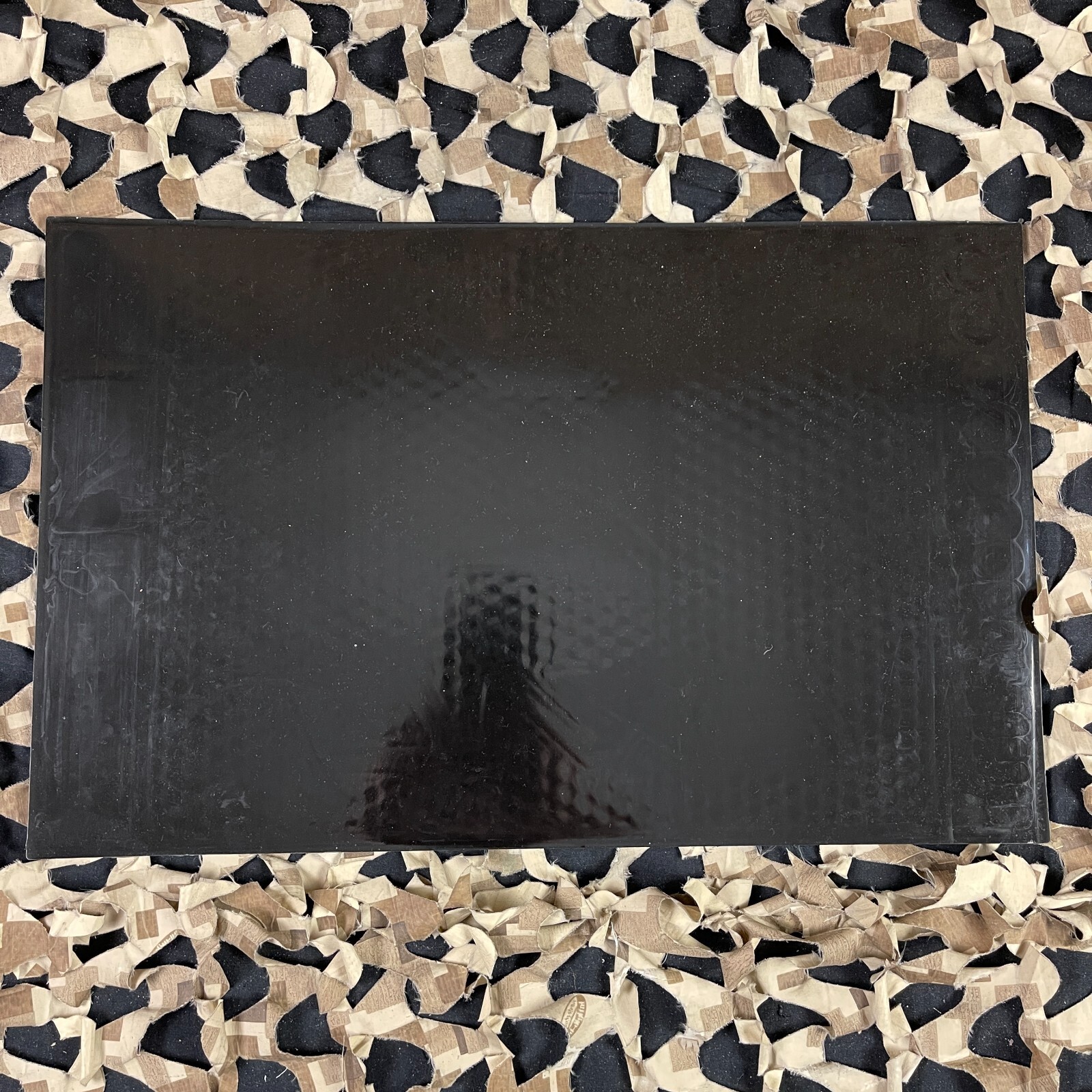 New Exalt HD Rubber Paintball Tech Mat - Black/Blue