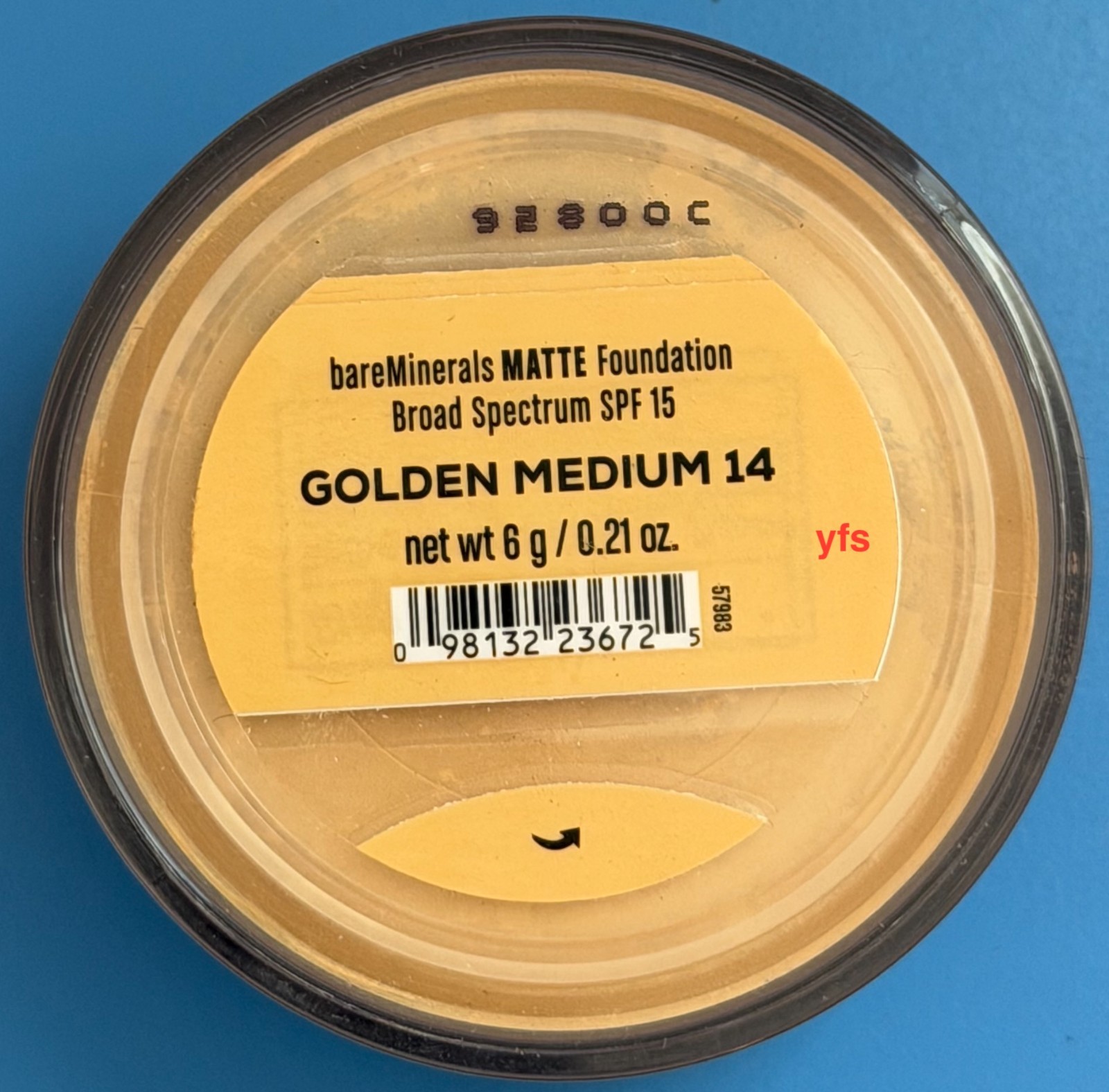 BareMinerals MATTE Foundation SPF15 6g/0.21 oz - GOLDEN MEDIUM 14 100% Authentic