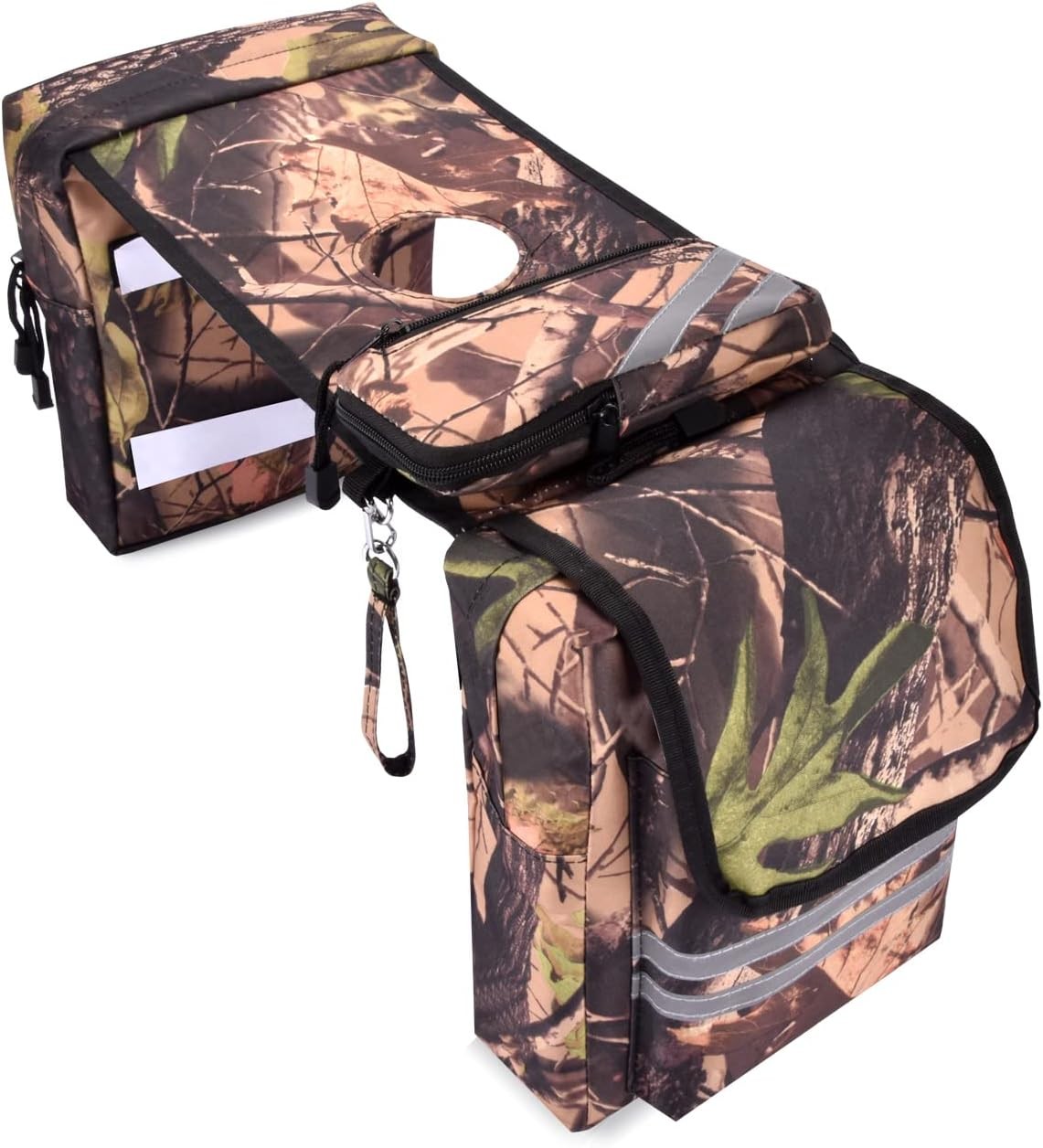 ATV Saddle Bag Waterproof Insulated Motorcycle Tank Bag with Reflective