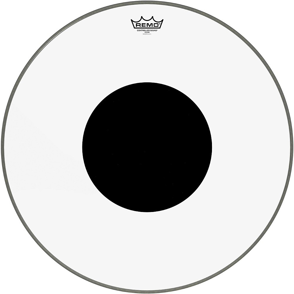 Remo Controlled Sound Clear with Black Dot Bass Drum 22 in.