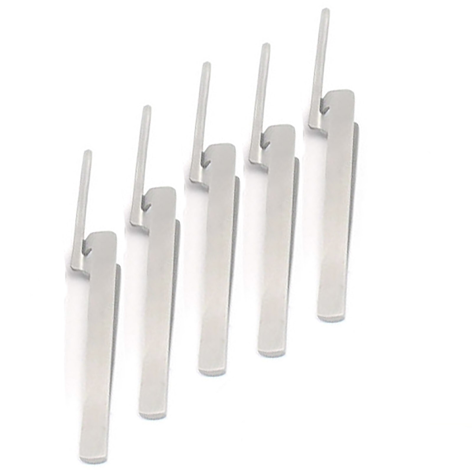 5 Dental Articulating Paper Holder Serrated Pliers Tweezers Straight Stainless