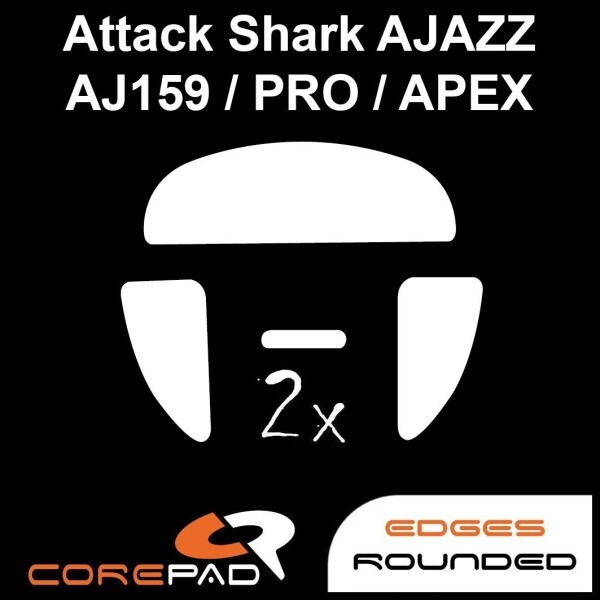 Corepad Skatez attack shark x ajazz AJ159 APEX mouse feet mouse glider Teflon