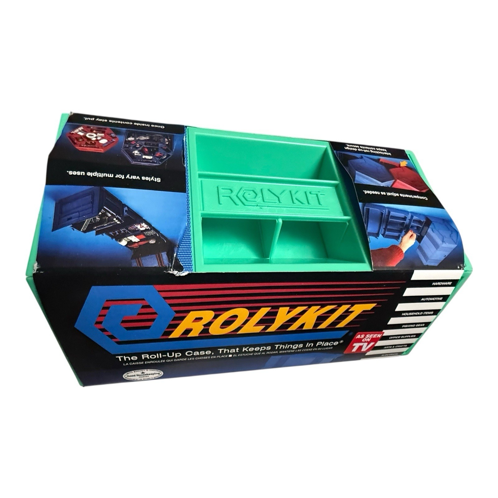 New Rolykit Model S-11 Green Storage Organizer Crafts Tools Accessories