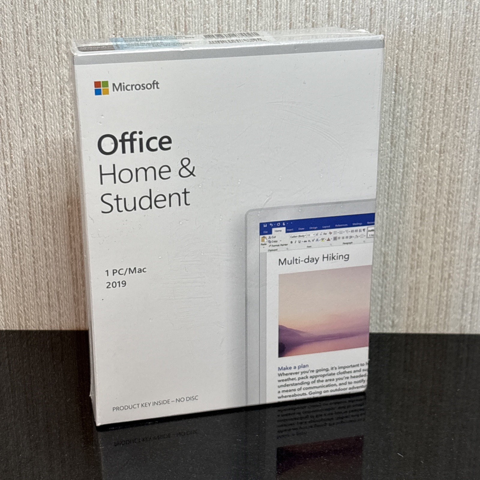 Microsoft Office Home Student 2019 ONE Device Key Windows PC Mac Sealed New