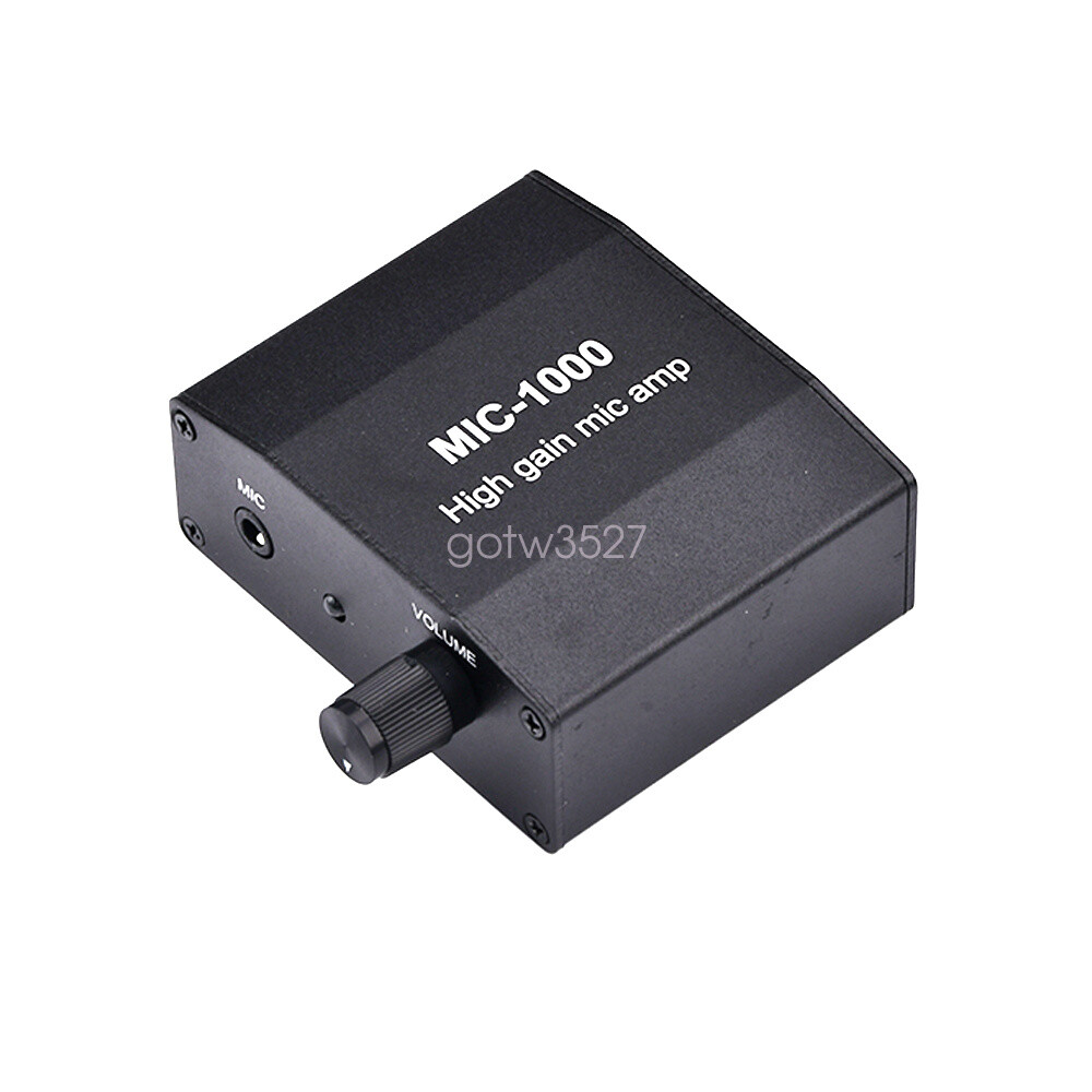 Microphone Amplifier Mic Audio Amp High Gain 1000 Times Amplification Accessory