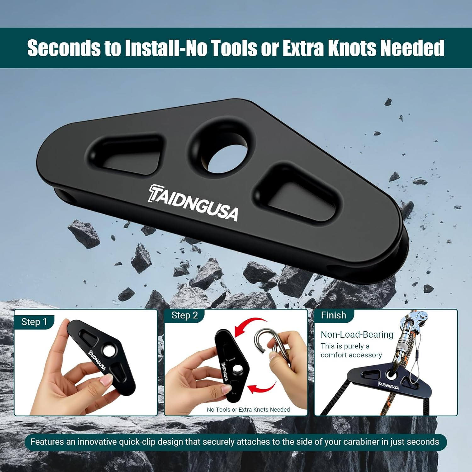 CNC Aluminum Saddle Bridge Spreader - Hip Pinch Eliminator for All-Day Comfor...