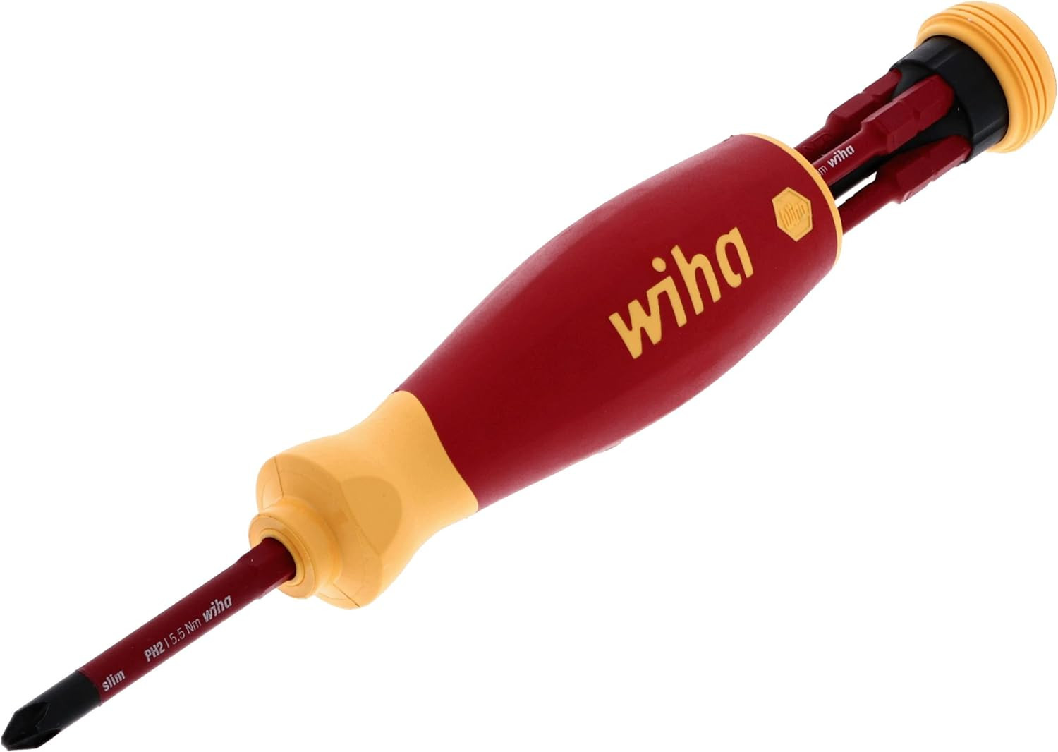 Wiha 28345 6 Piece Insulated Slimline Pocketmax Multi-Driver.