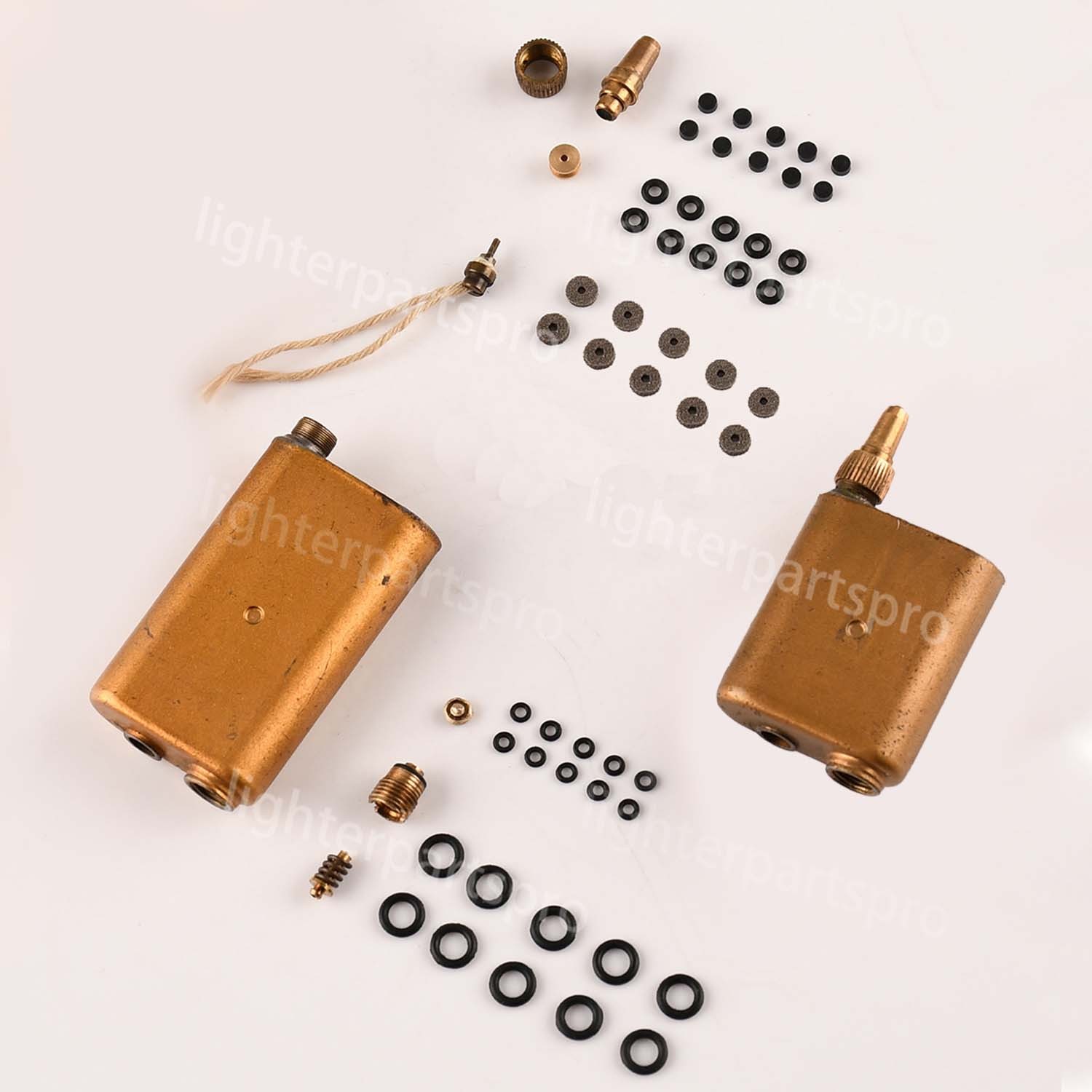 10 Sets Full O-ring Repair Kit Anti Gas Leak Overhaul Parts for Cartier Lighters