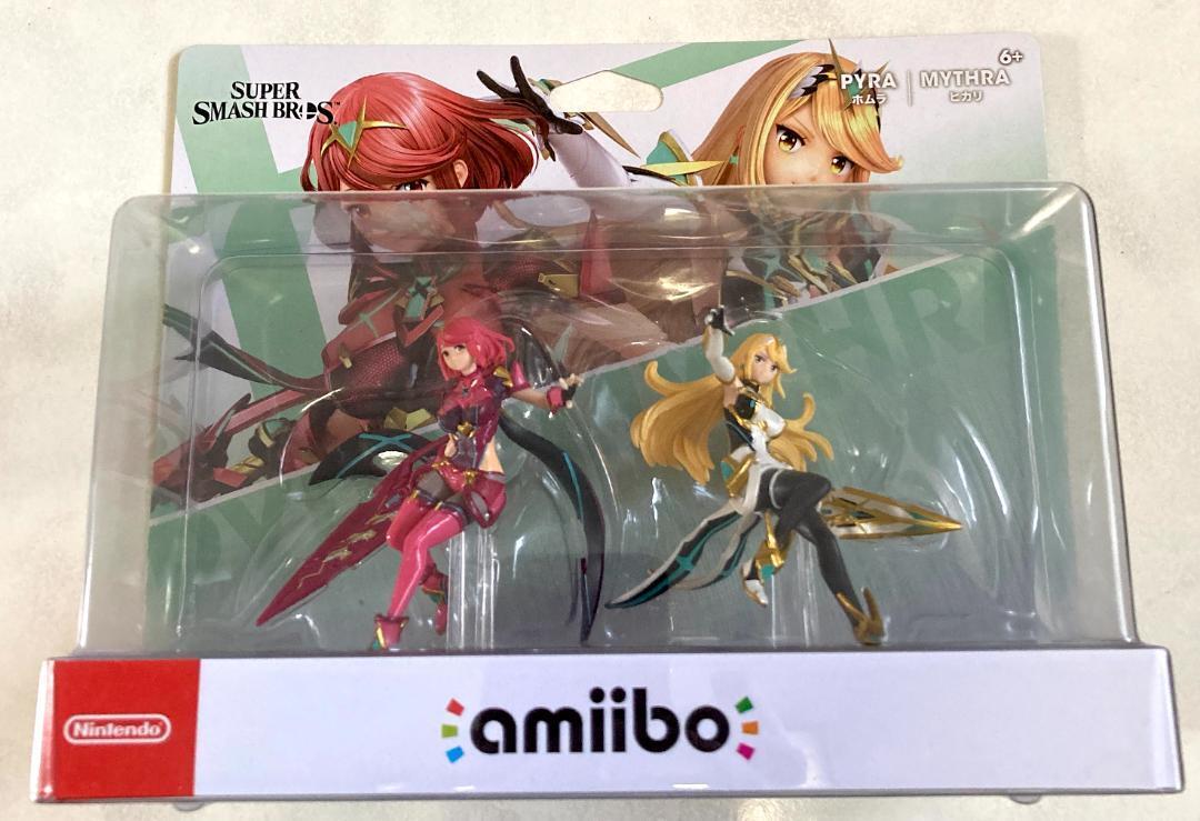 Nintendo amiibo Homura Hikari Pyra Mythra Double Set Super Smash Bros. 2023