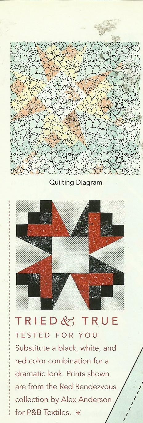 D0130 FANDANGO TANGO QUILT PATTERN/INSTRUCTIONS