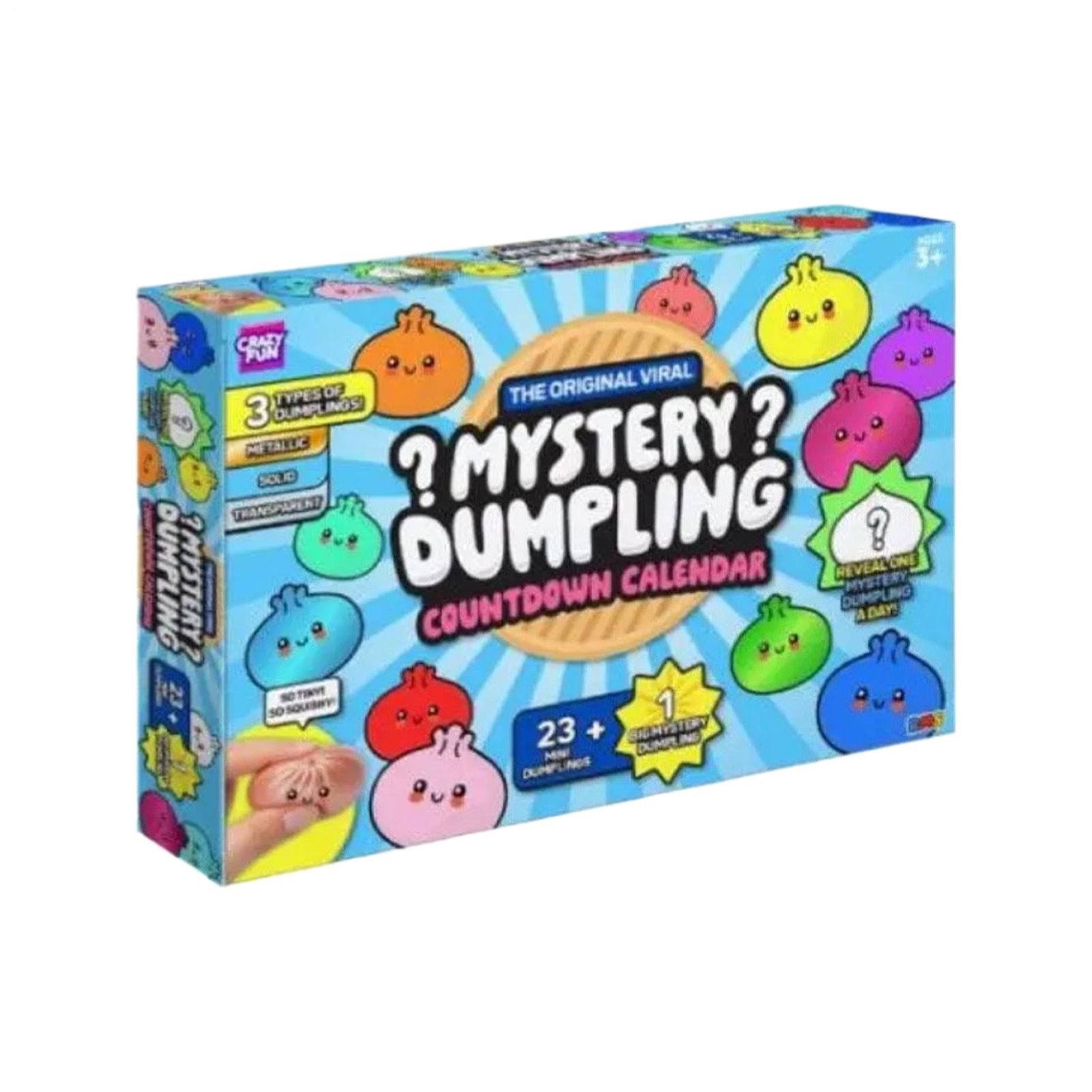 Crazy Fun Dumpling Advent Squishy Calendar 24pcs Mystery Squishy Toys