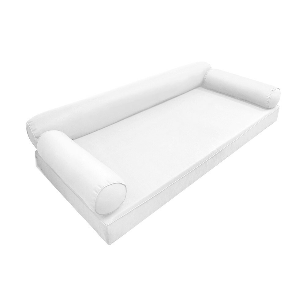 *COVER ONLY*-Style 6 Daybed Mattress Bolster Pillow Covers Same Pipe Twin-AD106