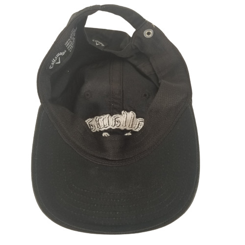 Callaway Black Golf Hat Cap Raised Embroidered Lettering Adjustable