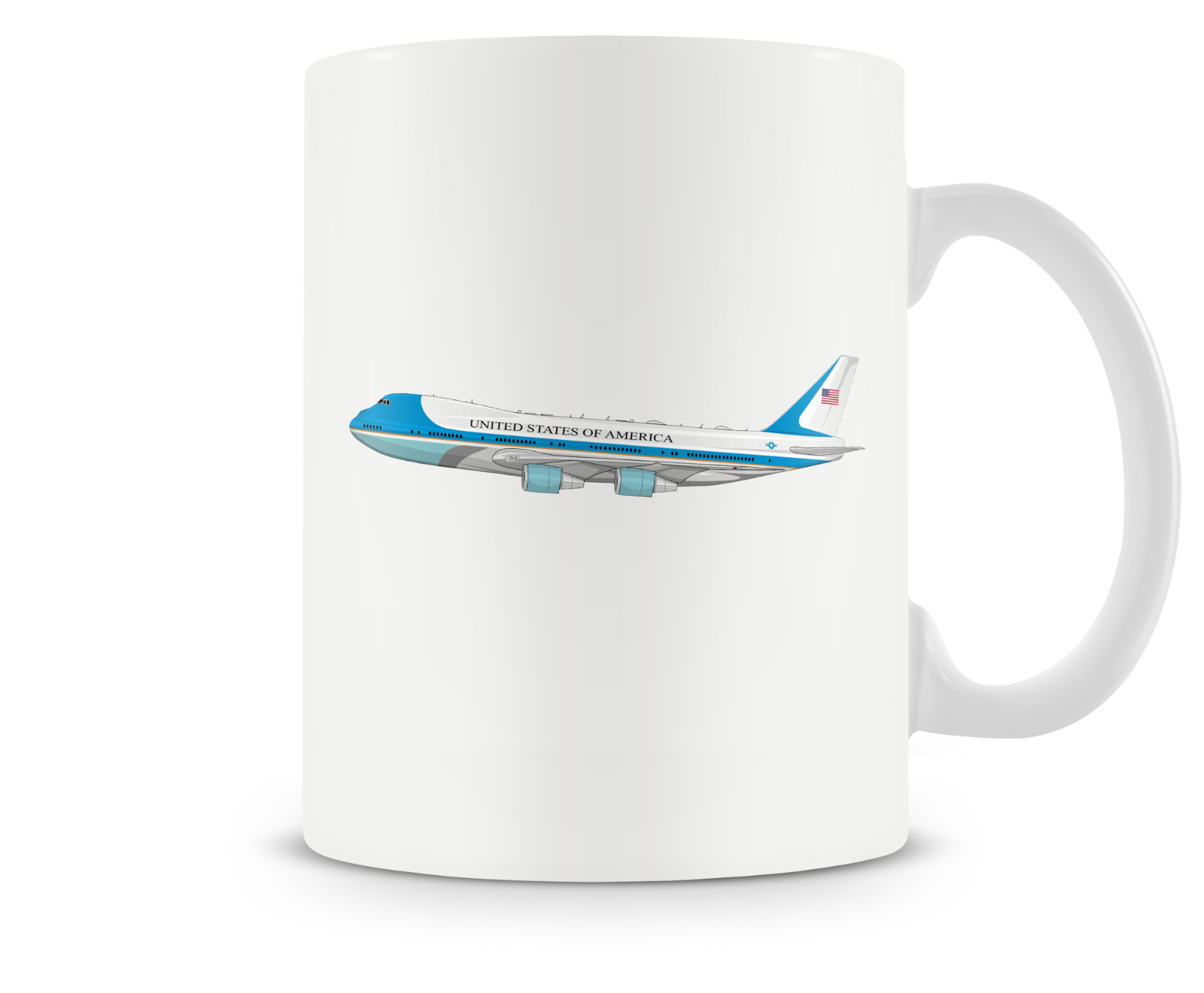 Boeing VC-25 (Air Force One) Ceramic Coffee Mug - 15oz.