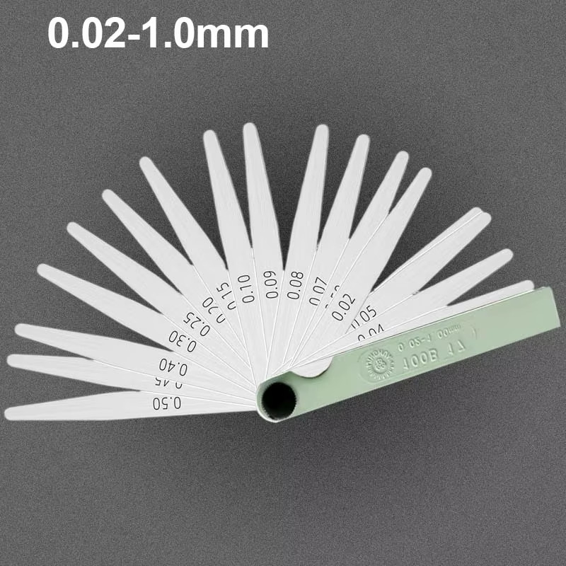 Stainless Steel Feeler gauge with 17 blades 0.02-1.00mm motorbike Pitbike monkey