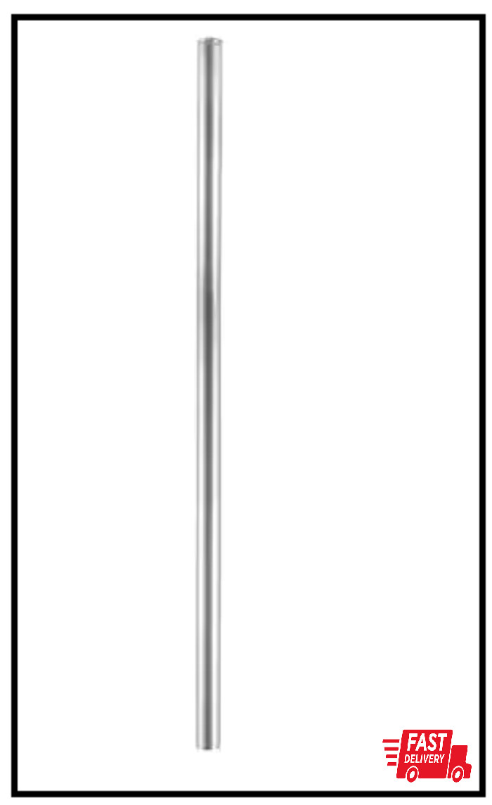 2-3/8 In. Dia X 8 Ft. 16-Gauge Galvanized Steel Chain Link Fence Corner Post