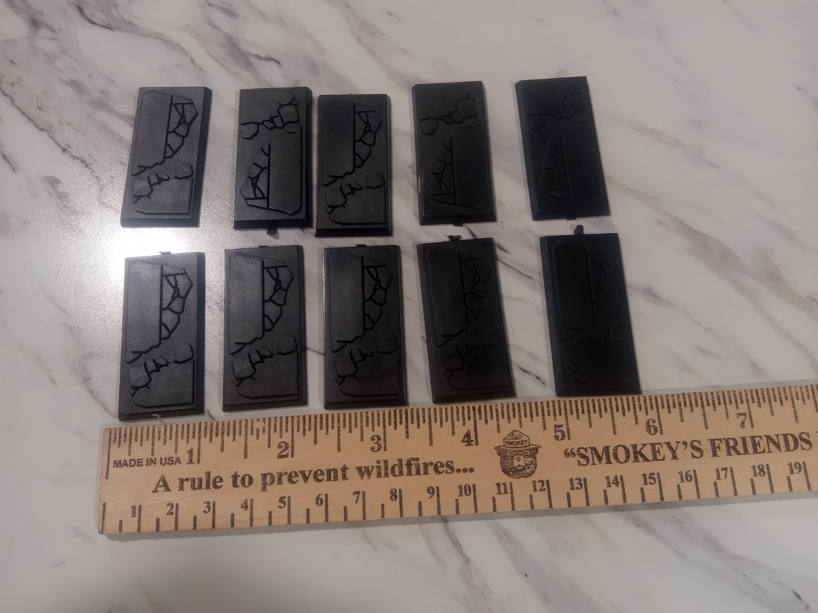 25x50mm Miniature Scenic Cavalry Bases x10