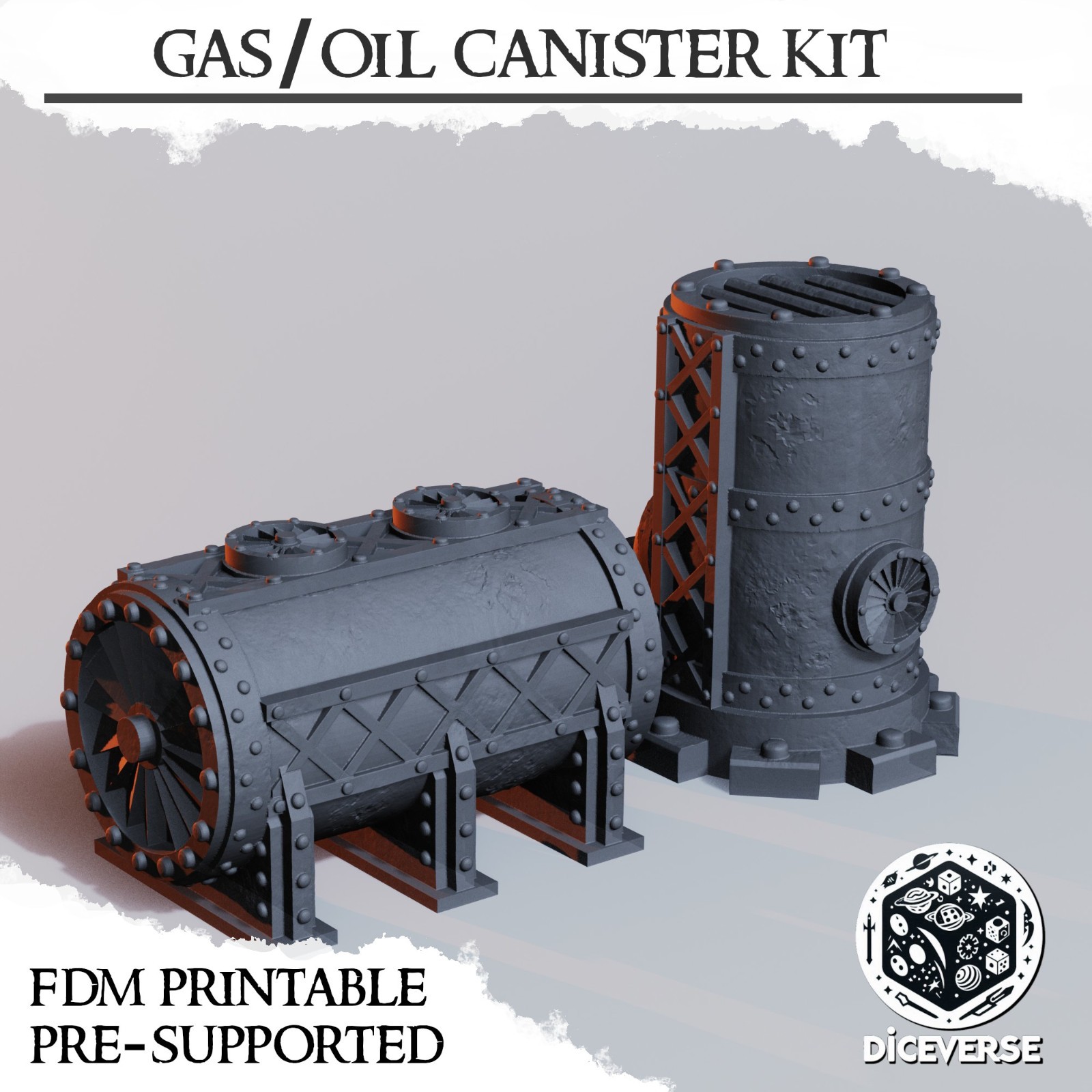 Trench Crusade Terrain - Gas/Oil Tanks
