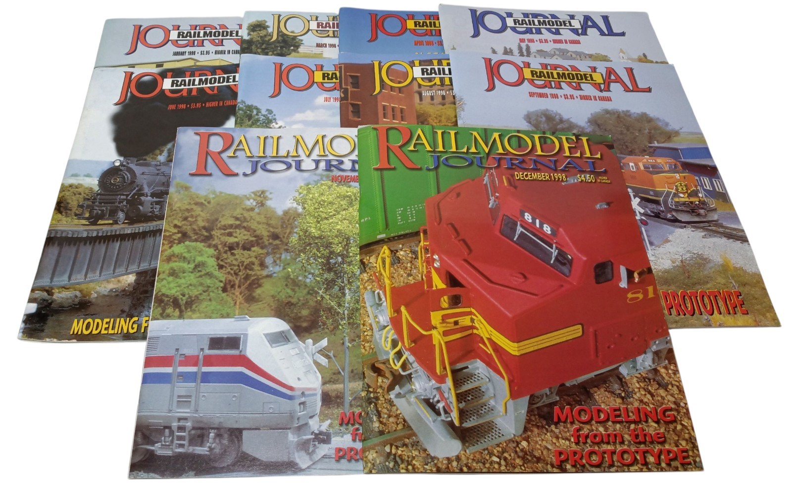 Railmodel Journal Magazine 10 Issues (1998)