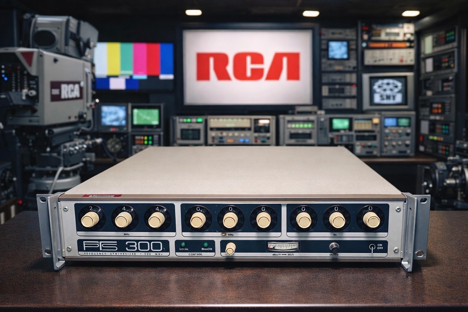 PTS 300 Frequency Synthesizer 1–300 MHz  - Direct From RCA Broadcast Division