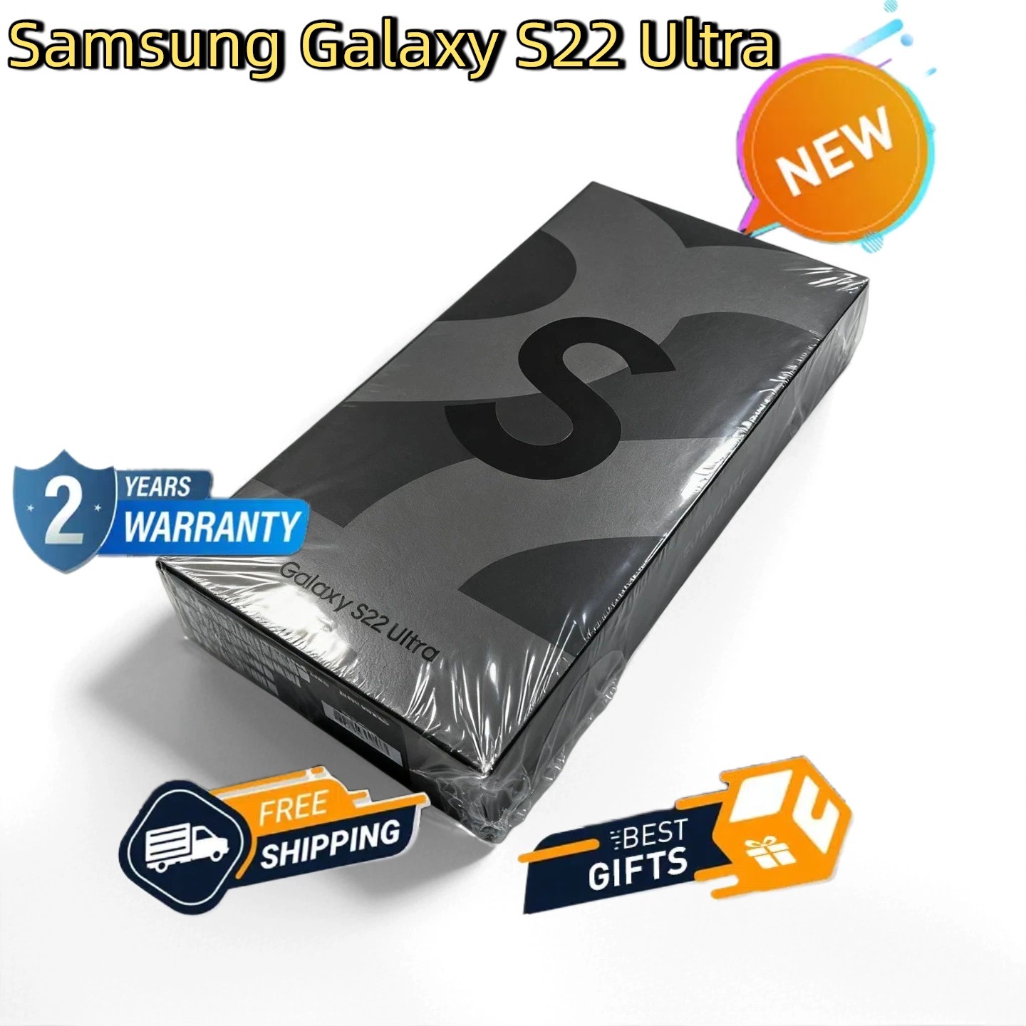 NEW SEALED Samsung Galaxy S22 Ultra 5G Factory Unlocked 128GB+8GB ALL GSM CDMA