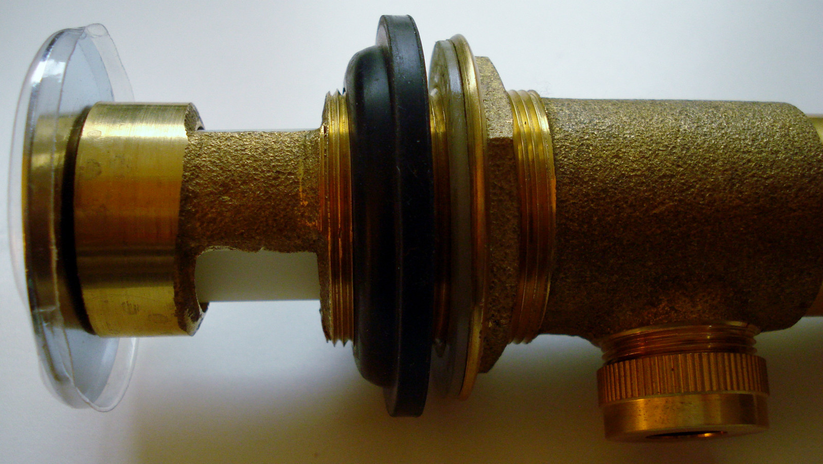 Bathroom Sink Overflow Pop Up Drain Assembly Silver Color Brass Assembly