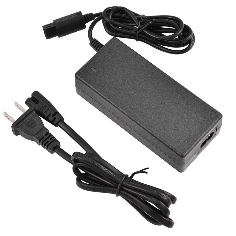 Replacement AC Wall Power Supply Charger Adapter Cord for Nintendo Gamecube NGC