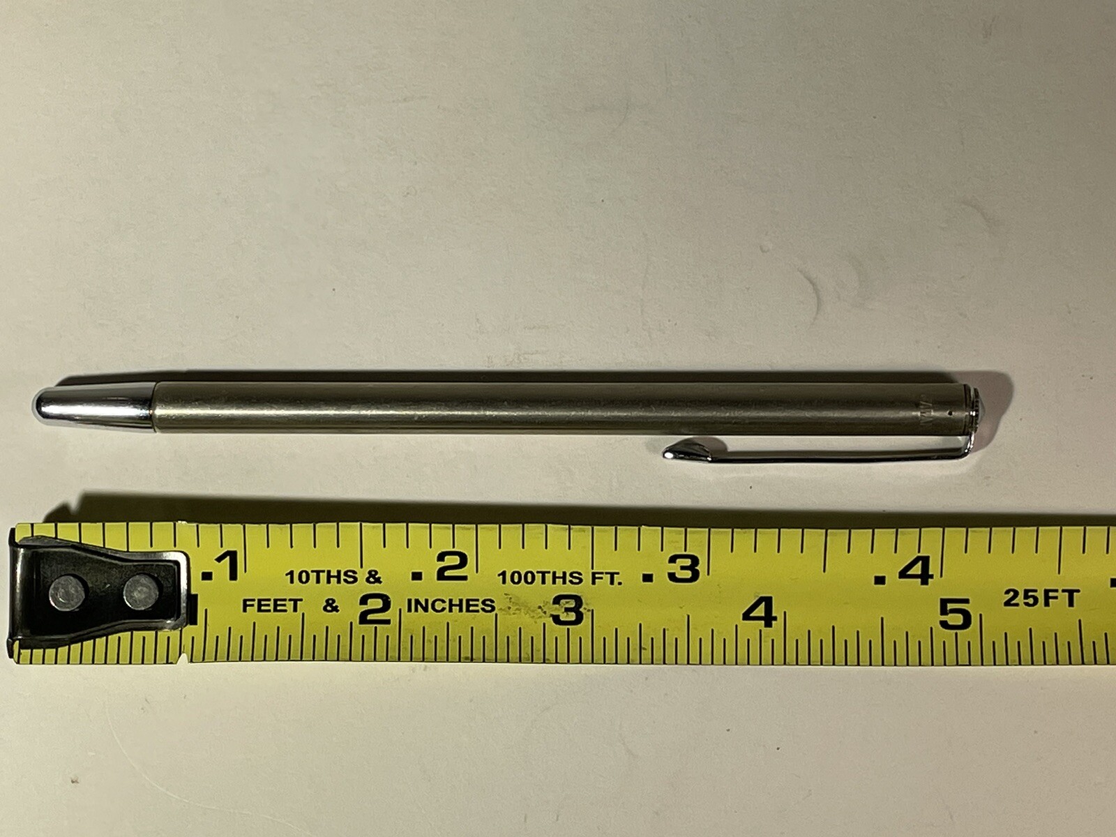 Vintage EMPHASIS Pointer BRUSHED NICKEL Telescoping 25” w/ POCKET CLIP