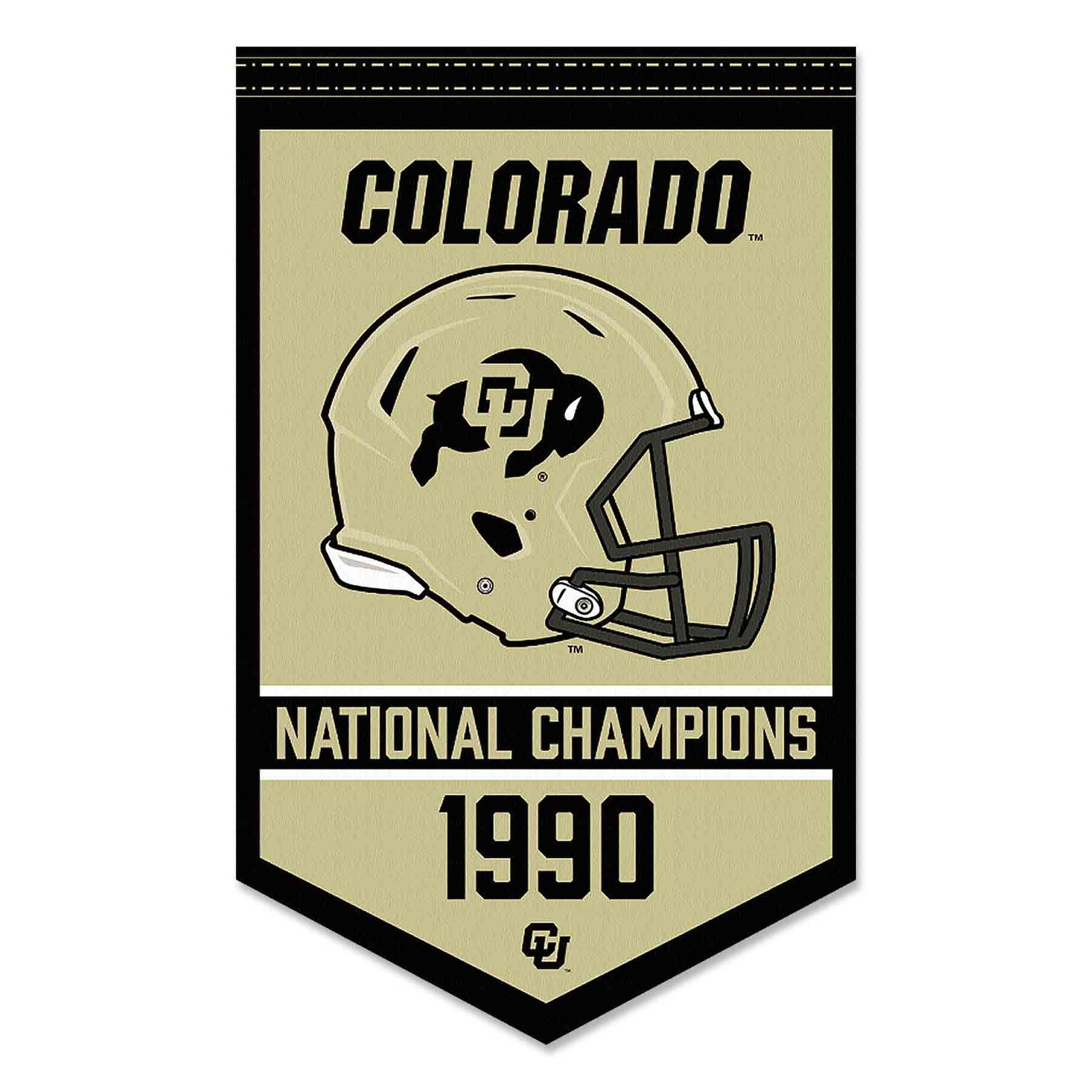 Colorado Buffaloes Football National Champions Banner Flag