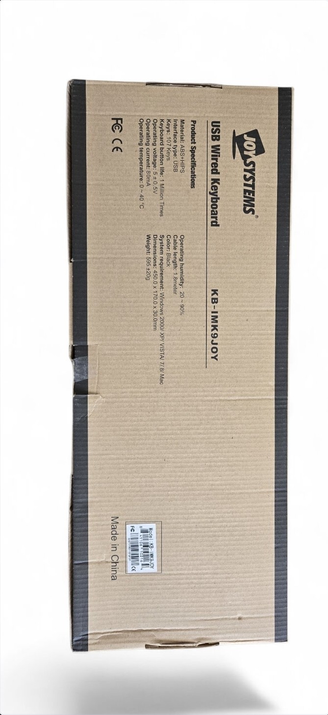 IMK-9 Joy Wired Multimedia Keyboard – New Open Box | USB, Full Size